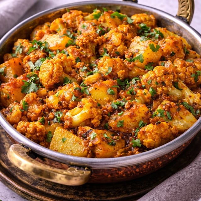 Punjabi Aloo Gobi.