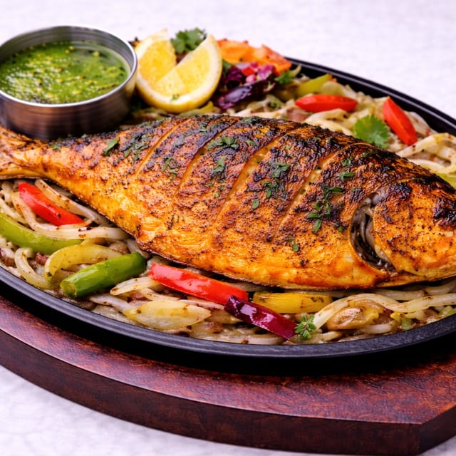 Tandoori Pompano.