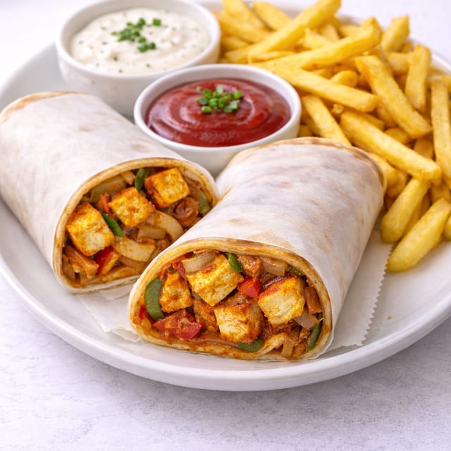 Kids Paneer Wrap.