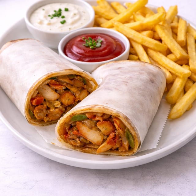 Kids Chicken Wrap.