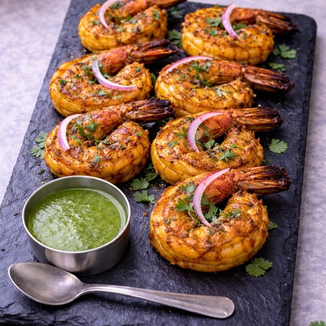 Tandoori Shrimp.
