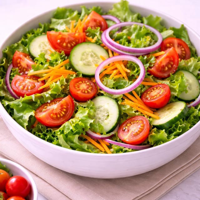 Fresh Garden Salad.