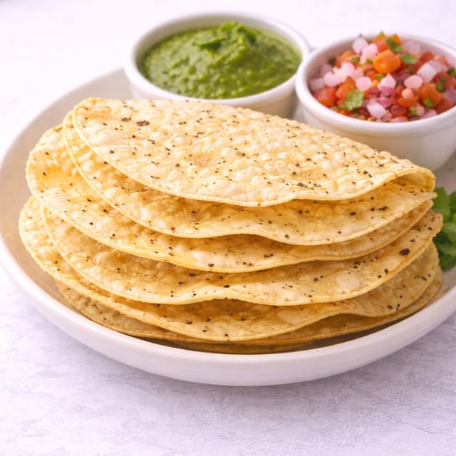 Papadam.