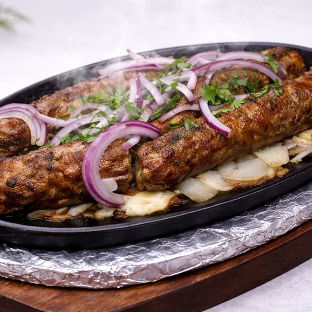 Lamb Seekh Kabab.