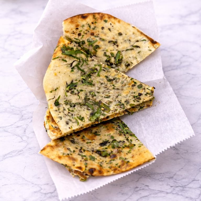 Savor our fresh naan