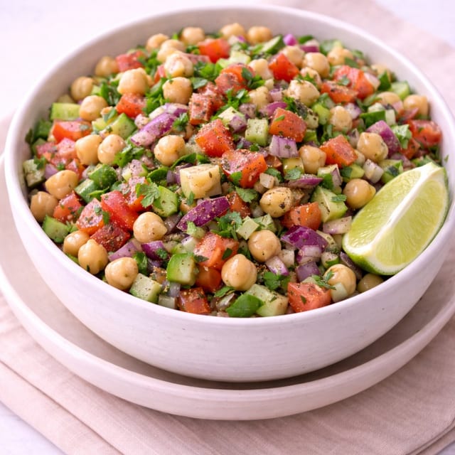 Chickpea Salad.