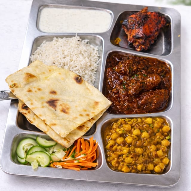 Goat Thali.
