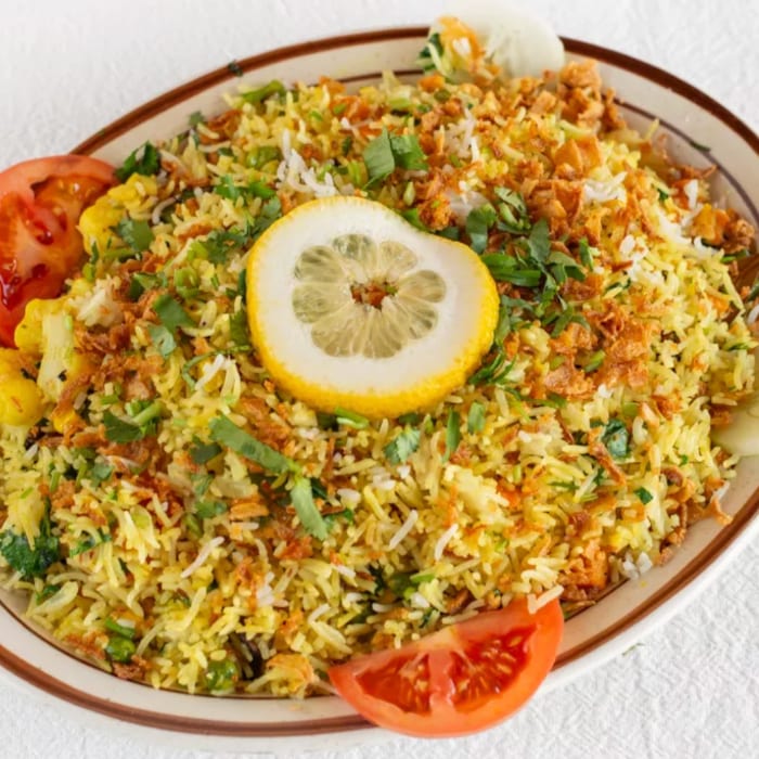 Vegetable Biryani.